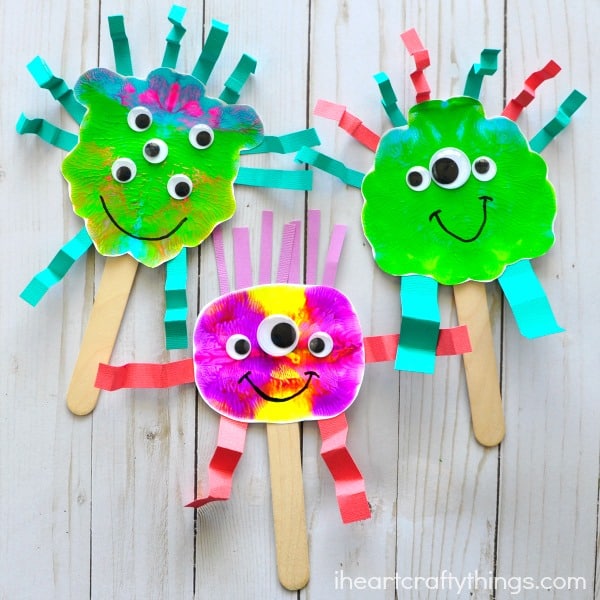 DIY Monster Crafts for Toddlers: Enjoy Mess-Free Fun